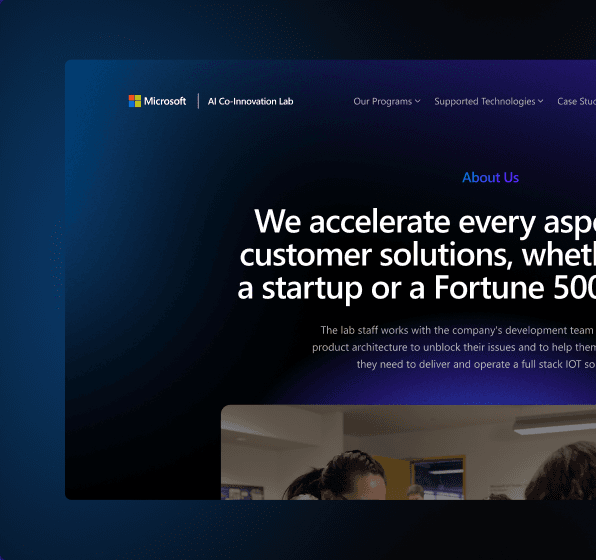 Criando a próxima geração de AI com o laboratório de inovação da Microsoft